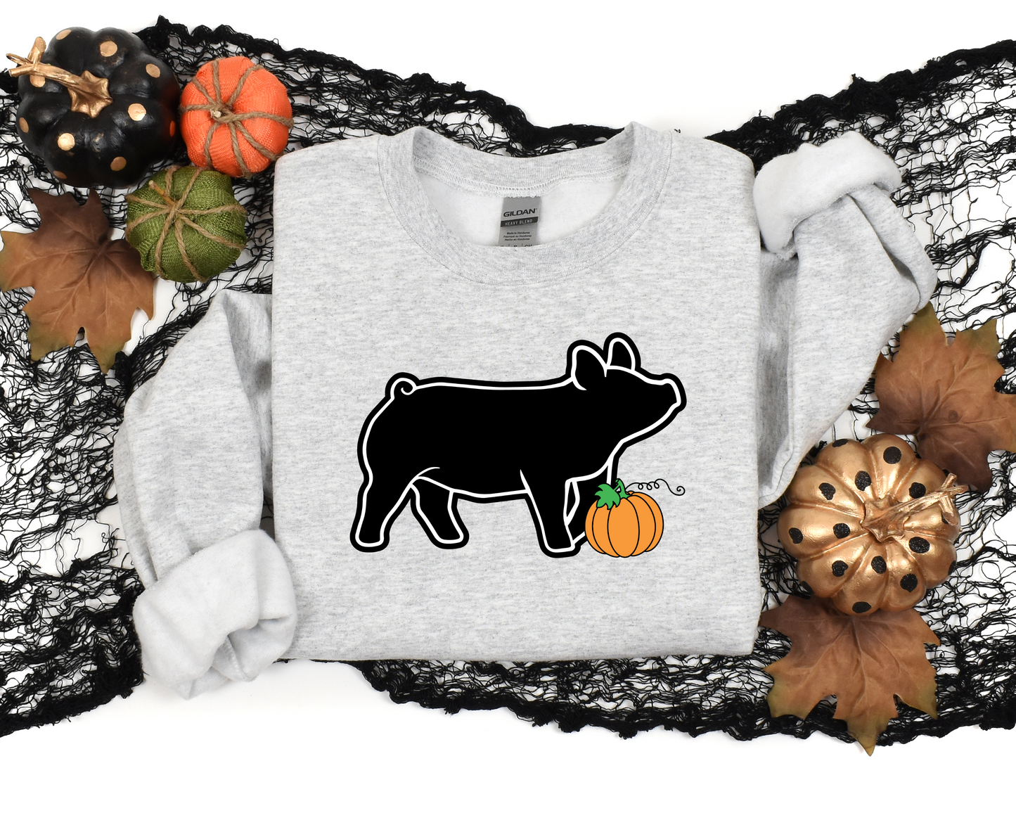 Halloween Pig Crew/Tee