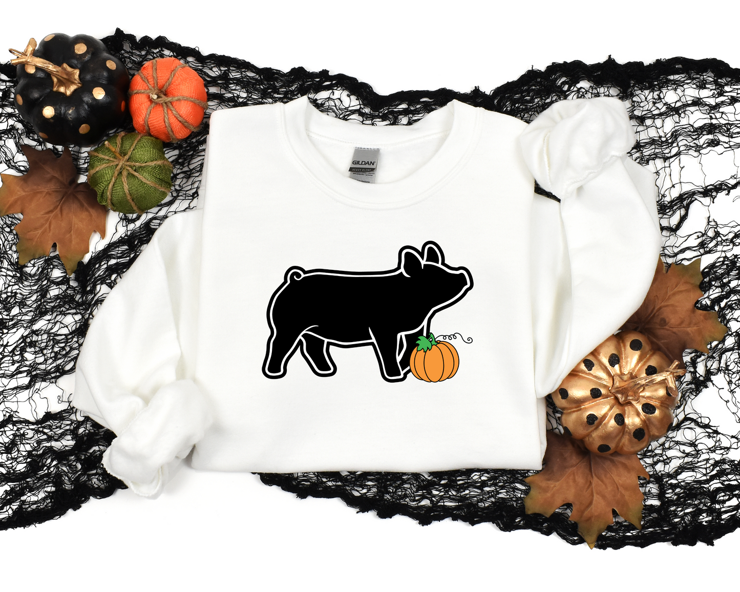 Halloween Pig Crew/Tee