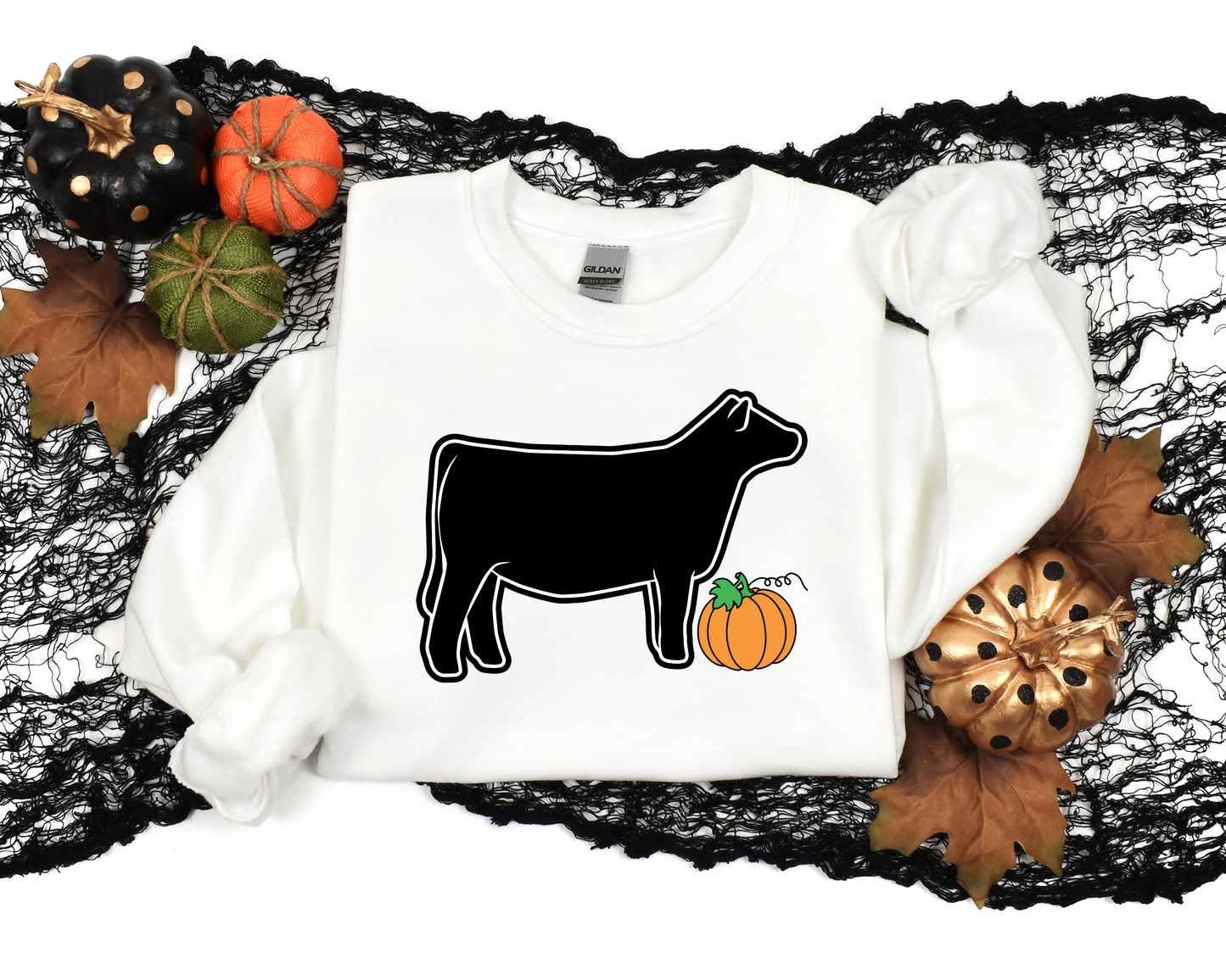 Halloween Heifer Crew/Tee