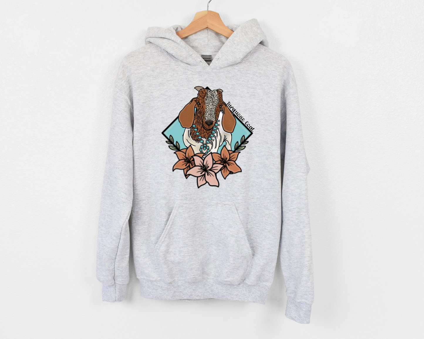 The Turquoise Goat Hoodie