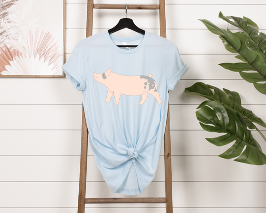 Blue Butt Pig Tee